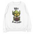 100 Book Goblin Cute Book Reader And Library Lover Unisex Sweatshirt