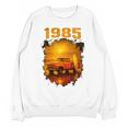 1985 Vintage Sunset Surf Truck Retro Beach Nostalgia Unisex Sweatshirt