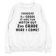 1st First Grade Graduation Tshirt Moving On To 2nd Grade Unisex Sweatshirt