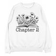 2nd Birthday Girl Chapter 2 Reading Book Lover 2 Year Old Unisex Sweatshirt