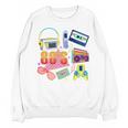 80's Vintage Cassette Tape Nostalgia Mixtape Era 1980s Retro Premium Tri-Blend Unisex Sweatshirt