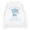 8th Grade Level Complete Eighth Grade Gamer Graduation Day Unisex Sweatshirt