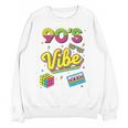 90s Nostalgia Retro Apparel 90'S Vibe Retro Premium Tri-Blend Unisex Sweatshirt