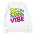 90's Vibe Retro Style Cassette Tape Nostalgia 1990s Party Premium Tri-Blend Unisex Sweatshirt