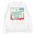 90's Vibe Vintage Style Cassette Tape Nostalgia 1990s Party Premium Tri-Blend Unisex Sweatshirt