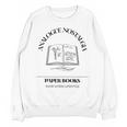 Analogue Nostalgia Paper Books Book Graphic Unisex Sweatshirt Analogue Nostalgia Paper Books Book Graphic Unisex Sweatshirt