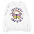 Antisocial Butterfly Groovy t For Introvert Men Women Girls Unisex Sweatshirt Antisocial Butterfly Groovy t For Introvert Men Women Girls Unisex Sweatshirt