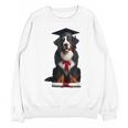 Bernese Mountain Dog Graduation Cap Graduate Training School For Men Women Girls Kids Unisex Sweatshirt