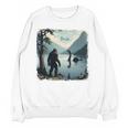Bigfoot Sasquatch & Loch Ness Monster Introvert Bruh Unisex Sweatshirt Bigfoot Sasquatch & Loch Ness Monster Introvert Bruh Unisex Sweatshirt