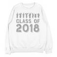 Blue & Grey Class Of 2018 Senior GraduationShirt Unisex Sweatshirt