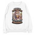 Book Lover Hedgehog Reading Books Introvert Bookworm Unisex Sweatshirt