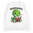 Book Lover Reading Dinosaur Readosaurus Library Unisex Sweatshirt