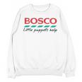 Bosco Little Puppets Help Irish Nostalgia Retro 80s Premium Tri-Blend Unisex Sweatshirt