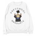 Boys Girls Preschool Graduate Sloth Graduation Cap Unisex Sweatshirt