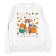 Cat Fall In Love With Reading Book Lover Autumn Unisex Sweatshirt