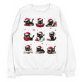 Cat Reading Books Lover Christmas Cat Lover Xmas Unisex Sweatshirt Cat Reading Books Lover Christmas Cat Lover Xmas Unisex Sweatshirt