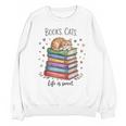 Cats Books Lover Men Women Unisex Sweatshirt Cats Books Lover Men Women Unisex Sweatshirt