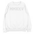 Class Of 2025 MMXXV Graduation Spirit Vintage Senior 2025 Premium Tri-Blend Unisex Sweatshirt