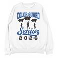 Color Guard Senior 2026 Flags Marching Band Graduation Grad Unisex Sweatshirt