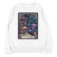 Color Graphic The Introvert Tarot Card Raglan Baseball Tee Unisex Sweatshirt