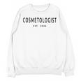 Cosmetologist Est 2026 Beauty School Cosmetology Graduation Unisex Sweatshirt