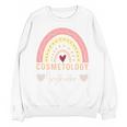 Cosmetology Instructor Cosmetologist Graduation Rainbow Unisex Sweatshirt