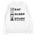 Eat Sleep Study For Bar Exam Lawyer Graduation Unisex Sweatshirt