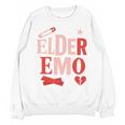 Elder Emo Retro Punk Typography Nostalgia Premium Tri-Blend Unisex Sweatshirt Elder Emo Retro Punk Typography Nostalgia Premium Tri-Blend Unisex Sweatshirt
