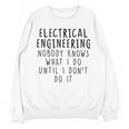 Electrical Engineering Tees Women's Electrical Engineer Modern Classic Casual Small Graduation T-Shirt Unisex Sweatshirt