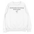 Emotionally Recovering From a Book Subtle Book Lover Unisex Sweatshirt