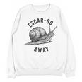 Escar Go Away Snail Vintage French Pun Introvert Humor Unisex Sweatshirt Escar Go Away Snail Vintage French Pun Introvert Humor Unisex Sweatshirt