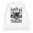 Fortean Social Club Bigfoot Mothman Alien Cryptid Introvert Unisex Sweatshirt Fortean Social Club Bigfoot Mothman Alien Cryptid Introvert Unisex Sweatshirt