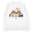 Freadom Anti Banned Books Lovers Reading Librarian Bookworm Unisex Sweatshirt