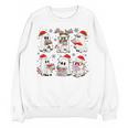 Ghost Book Reading Christmas Books Lover Teacher Kids Unisex Sweatshirt