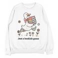 Goose With Books Cute Bookworm Reader Unisex Sweatshirt