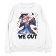 We Out Graduate Dabbing Anime Girl Grad Graduation Unisex Sweatshirt
