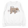 Graduation 2022 PhD Sloth Bachelor Master School Doctor Unisex Sweatshirt