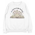 Groovy Flowers Love God Drink Coffee Read Books Christian Unisex Sweatshirt