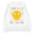 Groovy Next Stop 2nd Grade 1st Grade Graduation 2025 Premium Unisex Sweatshirt