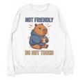 Grouchy Capybara Not Friendly Do Not Touch Introvert Premium Tri-Blend Unisex Sweatshirt Grouchy Capybara Not Friendly Do Not Touch Introvert Premium Tri-Blend Unisex Sweatshirt