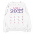 Grow With Me Graduation First Day Of School Class Of 2035 Unisex Sweatshirt