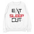 Haircutter Barber Eat Sleep Cut Barbering Graduation Unisex Sweatshirt