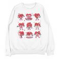 Heart Holding Reading Books Valentine Teacher Book Lover Unisex Sweatshirt