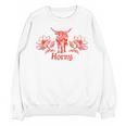 Horny Bull Romance Reader Shirt Spicy Books Bull Pun Unisex Sweatshirt