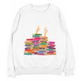 I'm Fine Reading Books Reader Book Lover Librarian Unisex Sweatshirt