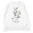 I'm Late I'm Late Rabbit From Alice Wonderland Book Unisex Sweatshirt