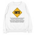 INTJ Warnings Architect Personality Type Introvert Unisex Sweatshirt INTJ Warnings Architect Personality Type Introvert Unisex Sweatshirt