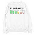 Introvert Cute My Social Battery Raglan Baseball Tee Unisex Sweatshirt Introvert Cute My Social Battery Raglan Baseball Tee Unisex Sweatshirt