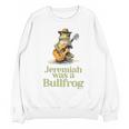 Jeremiah Was A Bullfrog A Classic Rock Nostalgia Trip Premium Tri-Blend Unisex Sweatshirt