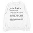 Juris Doctor Definition Law School Graduation Unisex Sweatshirt